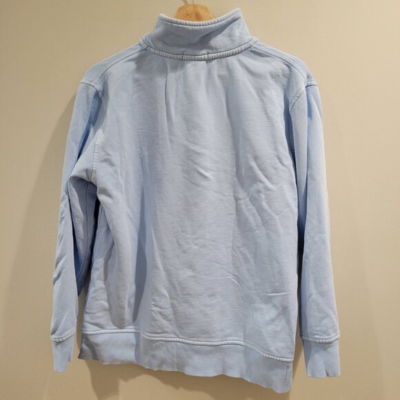 Light-blue Half-zip Boxy Pull-over Sweatshirt by Quiksilver - Picture 3 of 5